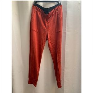 Orange joggers